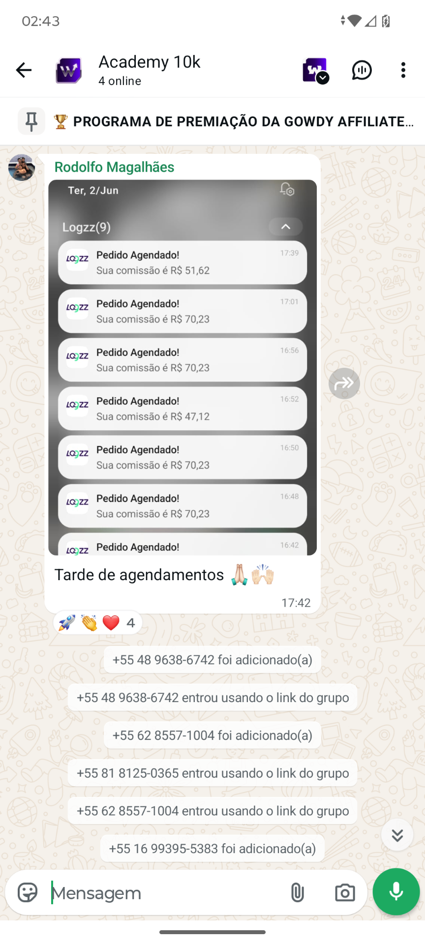 Print de resultado real de aluno #5